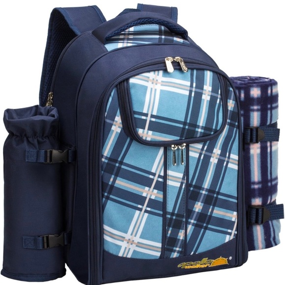 Apollo Backpack Picnic Set For Two - Picture 3 of 9